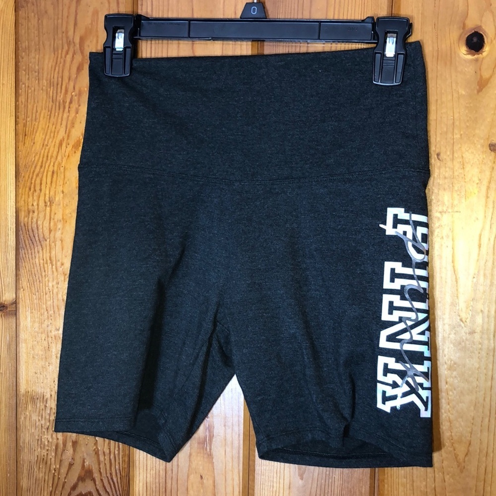Pink Victoria’s Secret shorts gray spandex stretchy shorts small causal shorts​​